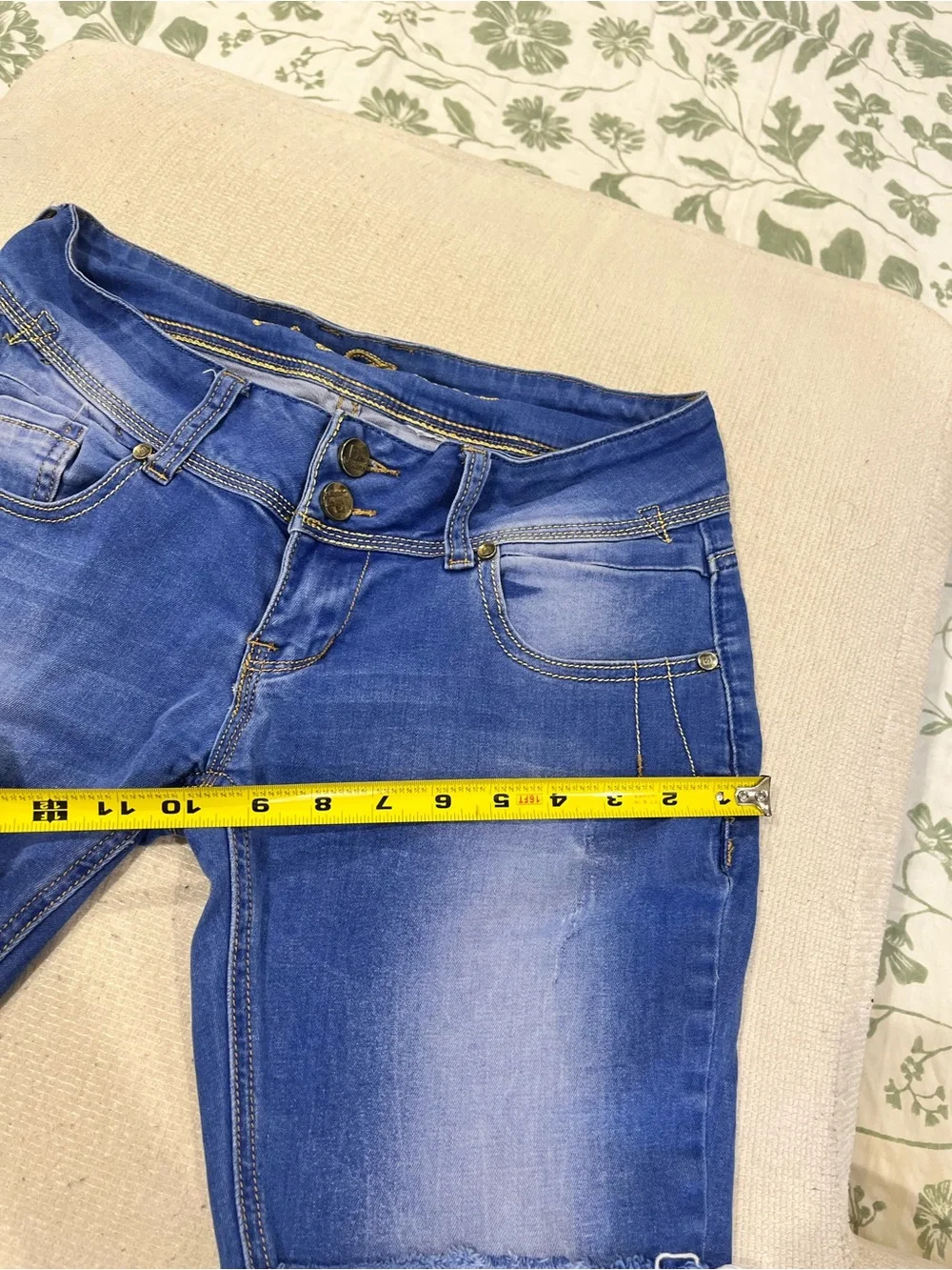Sexy Couture Stretch Denim Bermuda Shorts
